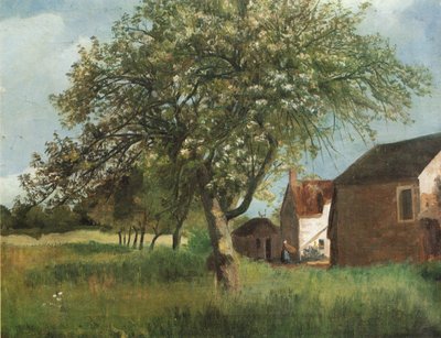 Blooming Tree in Cernay-la-Ville by Kitty Lange Kielland